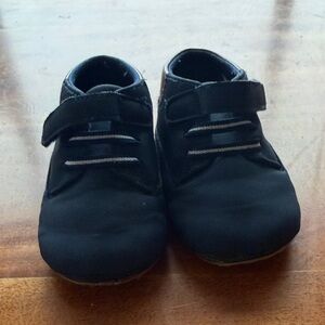 Lucky Brand Blue and Brown Toddler Velcro Shoes
